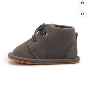 MECKIOR Baby Girls Boys Boots Infant Lace Up Booties Newborn Winter Shoes Size 1